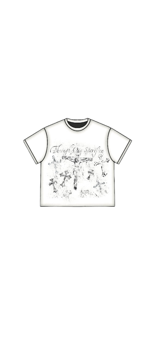 *Through One Sacrifice* Oversized Boxy Fit Tee
