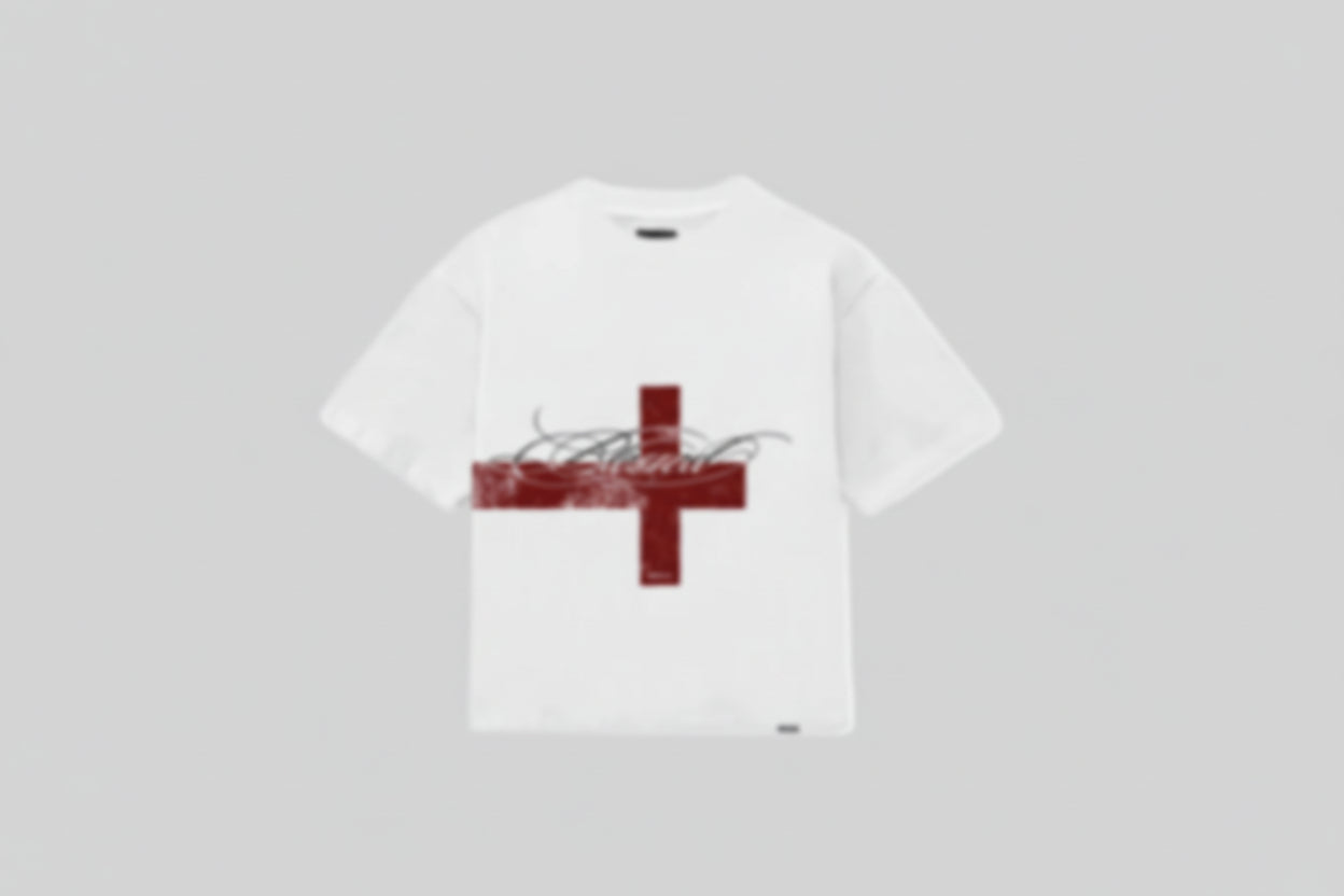 *Sideways Salvation* Oversized Boxy Fit Tee