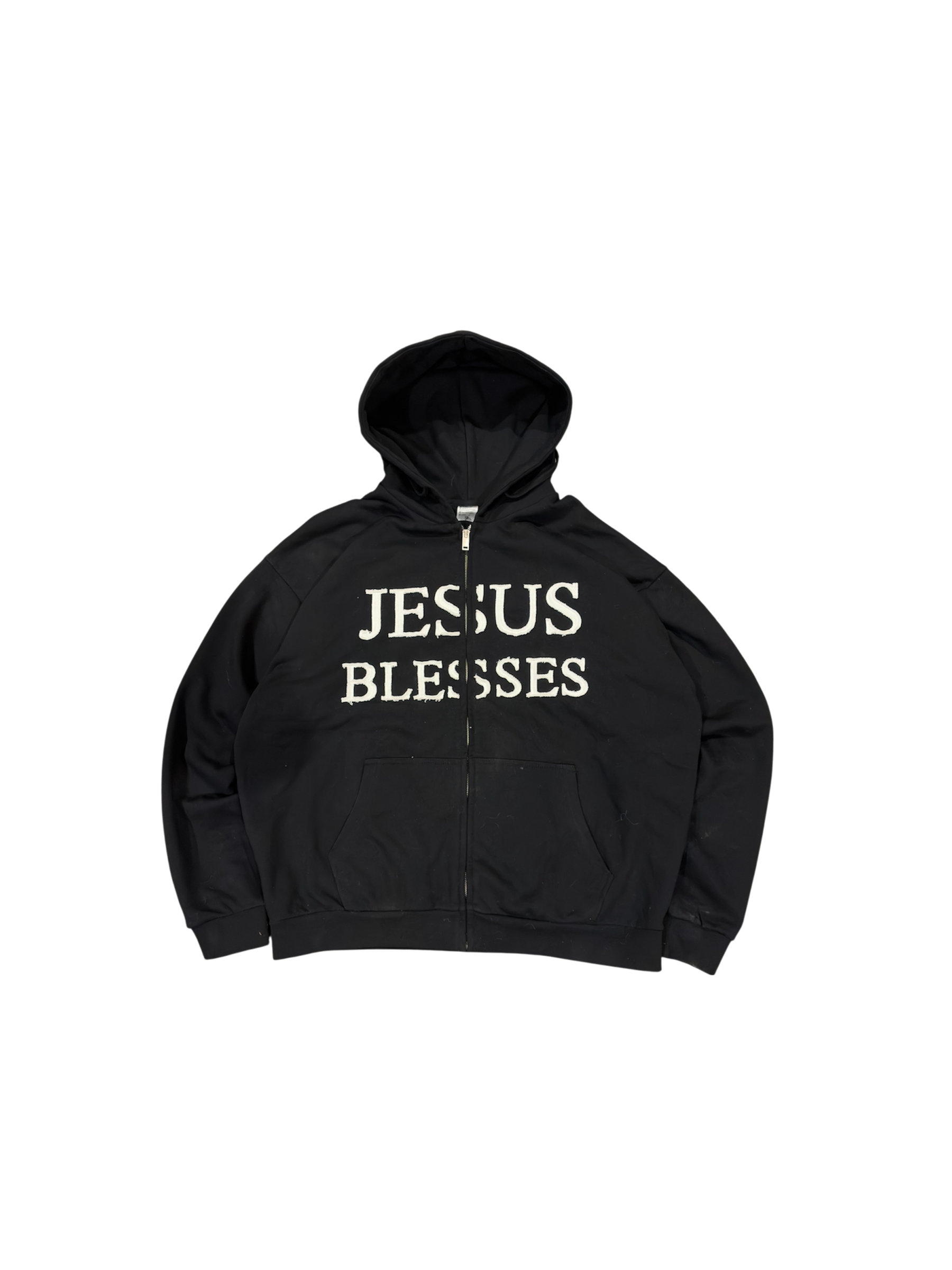 *Jesus Blesses* Heavyweight Zip up Hoodie