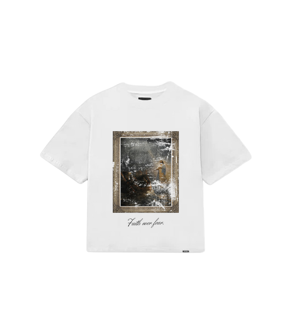 *Faith over Fear* Oversized Boxy Fit Tee