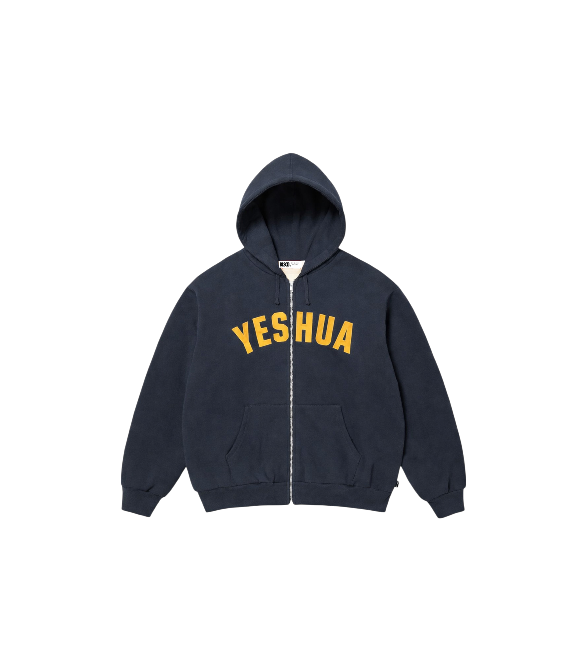 *YESHUA* Navy Zip-up Hoodie